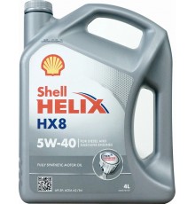 Моторное масло SHELL Helix HX8 Synthetic 5W-40, 4 л