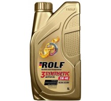 Моторное масло ROLF 3-SYNTHETIC 5W-40, 1 л пластик