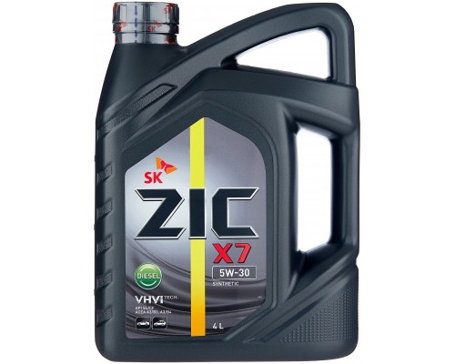 Моторное масло ZIC X7 Diesel 5W-30, 4 л