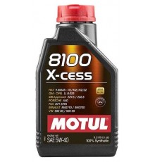 Моторное масло Motul 8100 X-cess 5W40, 1 л