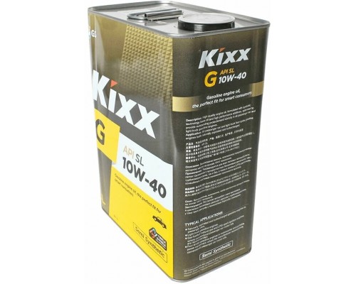 Моторное масло Kixx G SL 10W-40, 4 л