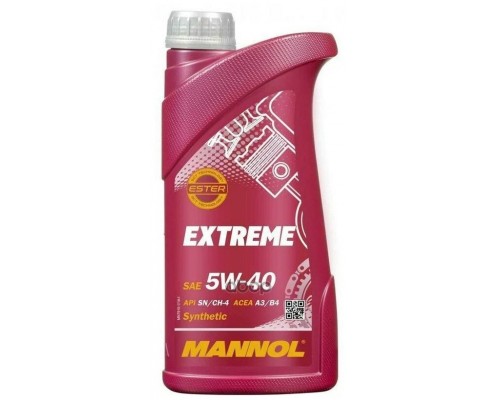 Моторное масло Mannol Extreme 5W-40, 1 л