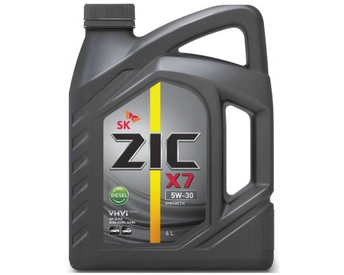 Моторное масло ZIC X7 Diesel 5W-30, 6 л